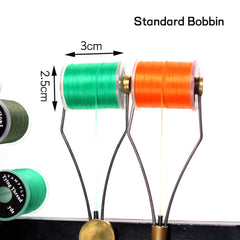 Raprance 140D Fly Tying Thread 12 Colors Non Waxed Fly Tying Wires Materials Kits Fly Tying Tieing Supplies for Dry Wet Flies