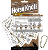 Horse Knot Cards – Pocket Guide to 19 Pack and Trail Riding Knots - Horse Stuff for Girls and Boys