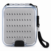 Raprance lastic Waterproof Pocket Fly Fishing Box Double Side Clear Lid Easy Grip Foam with Lanyard Mini Fly Box