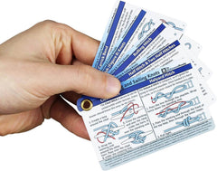 Boating and Sailing Knot Cards - Waterproof Guide to 20 Nautical Knots