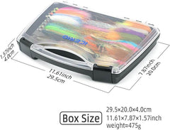 26-Piece Fly Fishing Flies Set, Muskie Bass Pike Streamer Lures, Saltwater Freshwater Trolling Baits, Assorted Colors