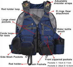The Ultimate Fly Fishing Vest by Raprance – Customizable Comfort for the Adventurous Angler