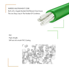 Raprance Fly Line Floating Shooting Line/Running Line with Front Loop, 20LB/30LB, .026’’ .032’’ .037’’ .042’’