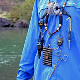 Raprance Fly Fishing Lanyard Neck unload Necklace Adjustable Tool Holder with Foam Neck Strapfor