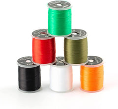Raprance 140D Fly Tying Thread 12 Colors Non Waxed Fly Tying Wires Materials Kits Fly Tying Tieing Supplies for Dry Wet Flies