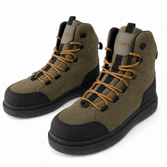 Ussuris Outdoors Stonefly Cleated and Felt Sole Wading Shoe Fly Fishing Boot for Men