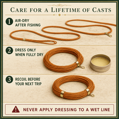 Raprance Vintage Silk Fly Fishing Line