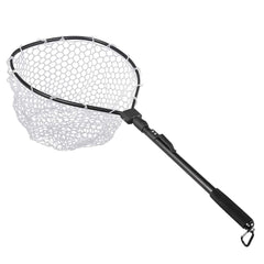 Raprance Aluminum Alloy Pole Fold Rubber Fishing Net For Fly Fishing Network