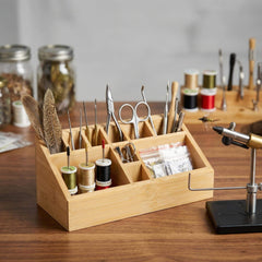 Raprance Fly Tying Tool Caddy Organizer-Essential for Fly Tying Stations & Organizer