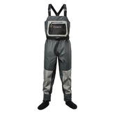 Ussuris Breathable Insulated Chest Waders, Perfect for 4 Seasons Fly Fishing Stocking Foot Waders for Men and Women