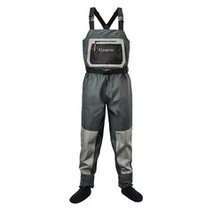Ussuris Breathable Insulated Chest Waders, Perfect for 4 Seasons Fly Fishing Stocking Foot Waders for Men and Women