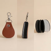 Raprance Fly Fishing Line Straightener and Cleaner, 2-in-1 Leader Tool with Brown Leather Case, Metal Clip Attachment