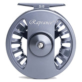 Raprance Fly Fishing Reel - CNC Aluminum Alloy, Ultra-Light, Instant Spool Change Side Button, for Freshwater/Saltwater (Matte Gunmetal Gray)
