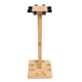 Raprance Fishing Rod Storage Racks, 100% Bamboo Floor Stand Fishing Pole Holders for Garage of 8 Rods or Combos