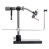 Raprance Rotary Fly Tying Vise with Steel Screws and Portable Travel Case - Well Made and Easy to Use Fly Tying Vise - A Rotary Fly Tying Tool with Pedestal Base, Steel Screw and a Case for Travelers