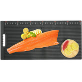 Raprance Fish Fillet Mat with Fish Cutting Board, Extra Large 33"x15.75", Non-Slip Fish Cleaning Mat with Measuring Scale, Portable Rollable Fish Fillet Board