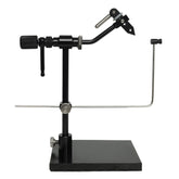 Raprance Rotary Fly Tying Vise with Steel Screws and Portable Travel Case - Well Made and Easy to Use Fly Tying Vise - A Rotary Fly Tying Tool with Pedestal Base, Steel Screw and a Case for Travelers