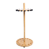 Raprance Round 15 Fishing Rod Storage Rack - Features Traditional Handcrafted Bamboo Post - No Tool Assembly, Bamboo