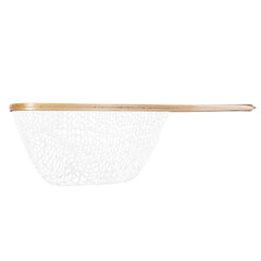 Raprance Premium Fly Fishing Net - Soft Rubber Mesh, Bamboo & Hardwood Frame, 360° Swivel Hook