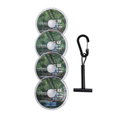 Raprance Clear Nylon Tippet Line with Holder 30M /33Yds Fly Fishing Tippet Leaders Trout 3X 4X 5X 6X 7X