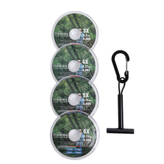 Raprance Clear Nylon Tippet Line with Holder 30M /33Yds Fly Fishing Tippet Leaders Trout 3X 4X 5X 6X 7X
