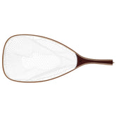 Raprance Premium Fly Fishing Net - Soft Rubber Mesh, Bamboo & Hardwood Frame, 360° Swivel Hook