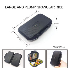 Raprance Fly Fishing Flies Assortment Kit Dry Wet Flies Nymphs with Fly Box for Trout Bass Fishing