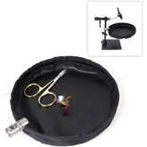 Raprance Fly Tying Waste Basket with Magnetic Quick Release- Fits Most Fly Tying Vises for Easy Cleanup