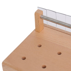 Raprance Fly Tying Thread Spool Stand, Holds 12 Spools on Wood Spool Station