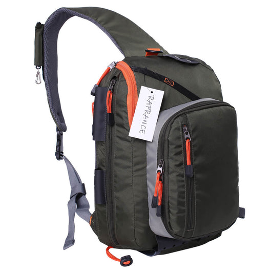 Fishing Sling Pack: A Versatile Solution for Freshwater and Saltwater Adventures with Waterproof Zippers