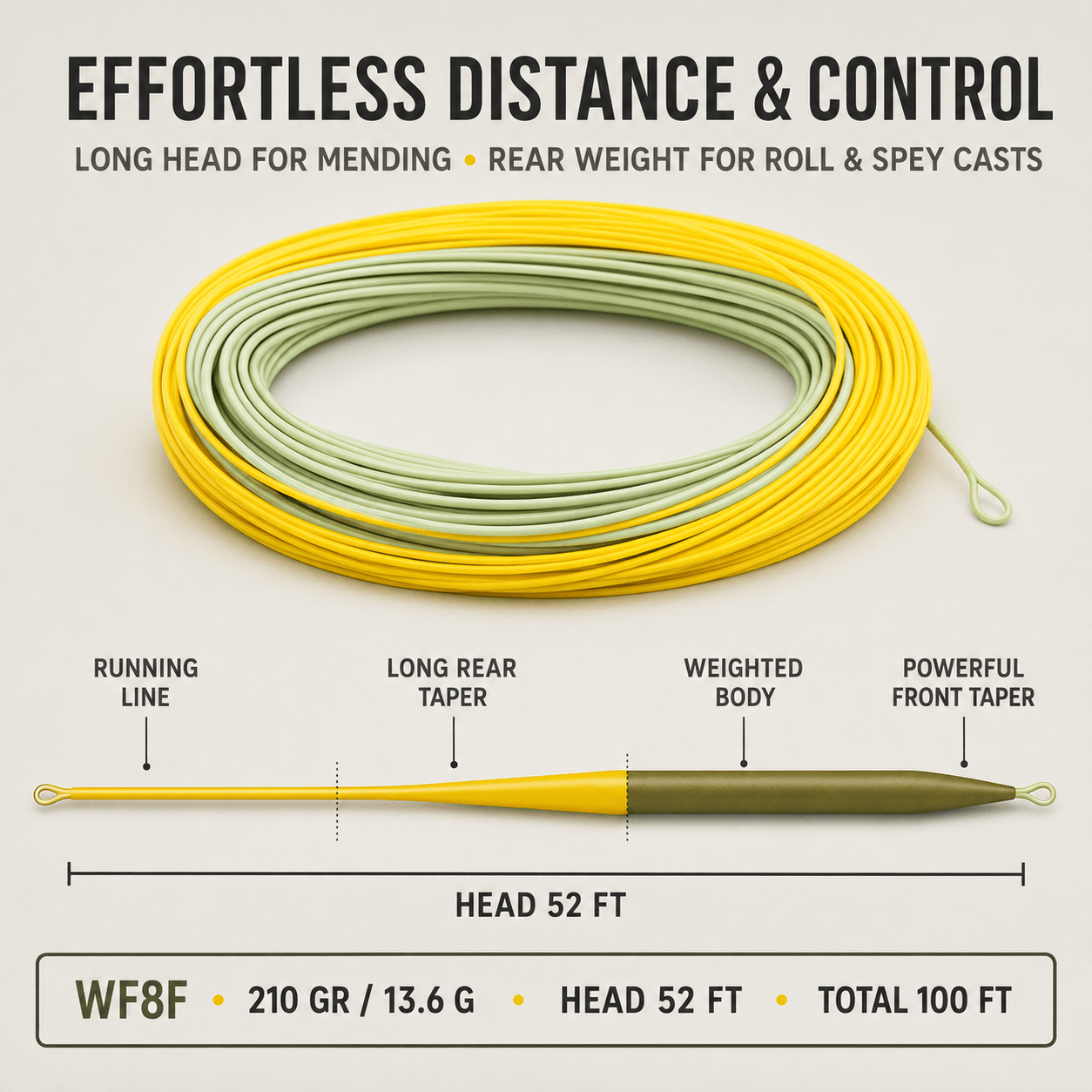 Raprance Salmon/Steelhead Fly Line