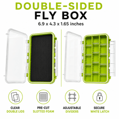 Raprance Sturdy Dual Sided Small Tackle Box Organizer