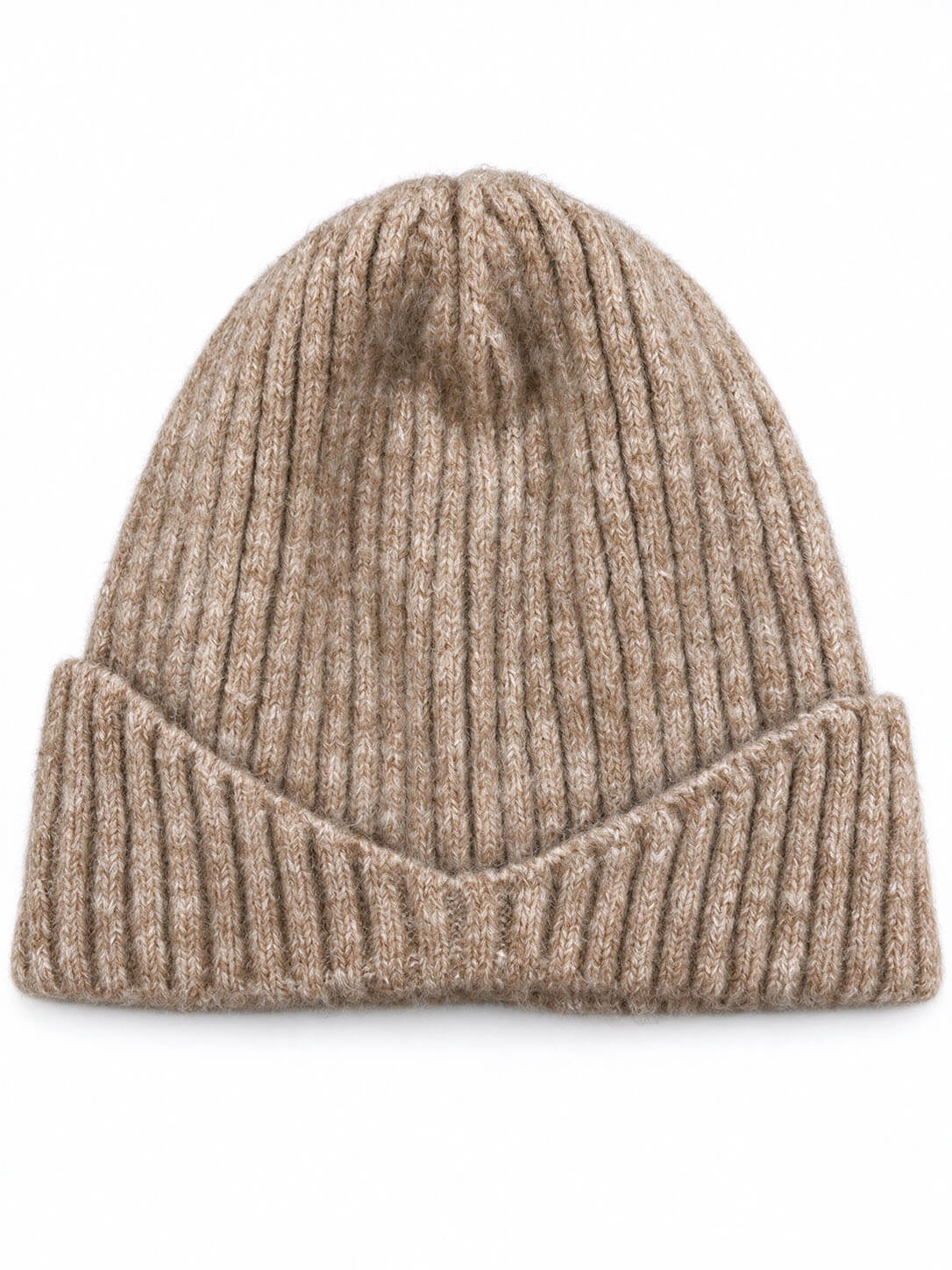 Raprance Wool Fisherman Beanies for Men Women Short Cuffed Knit Beanie