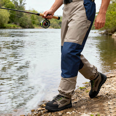 Raprance Breathable Stockingfoot Waist High Fishing Wading Pants Waders