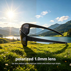 Raprance Sports Polarized Sunglasses for Men: Women UV400 Protection Wrap Around Sun Glasses for Golf Fishing Running Driving