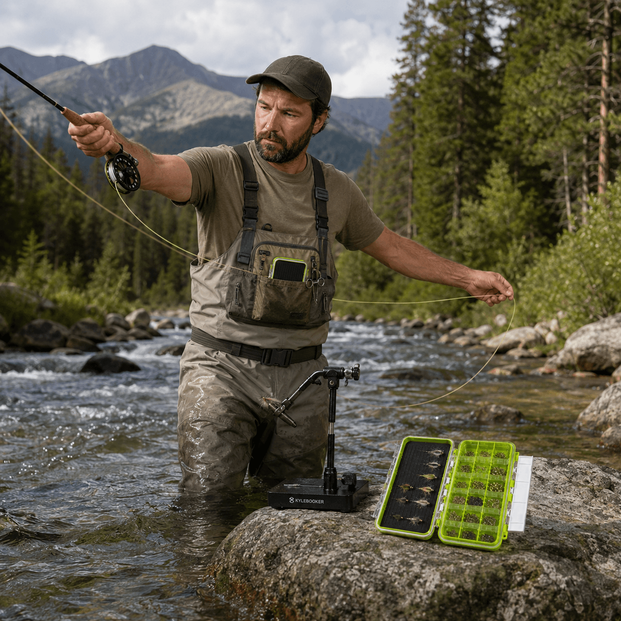 Raprance Sturdy Dual Sided Small Tackle Box Organizer