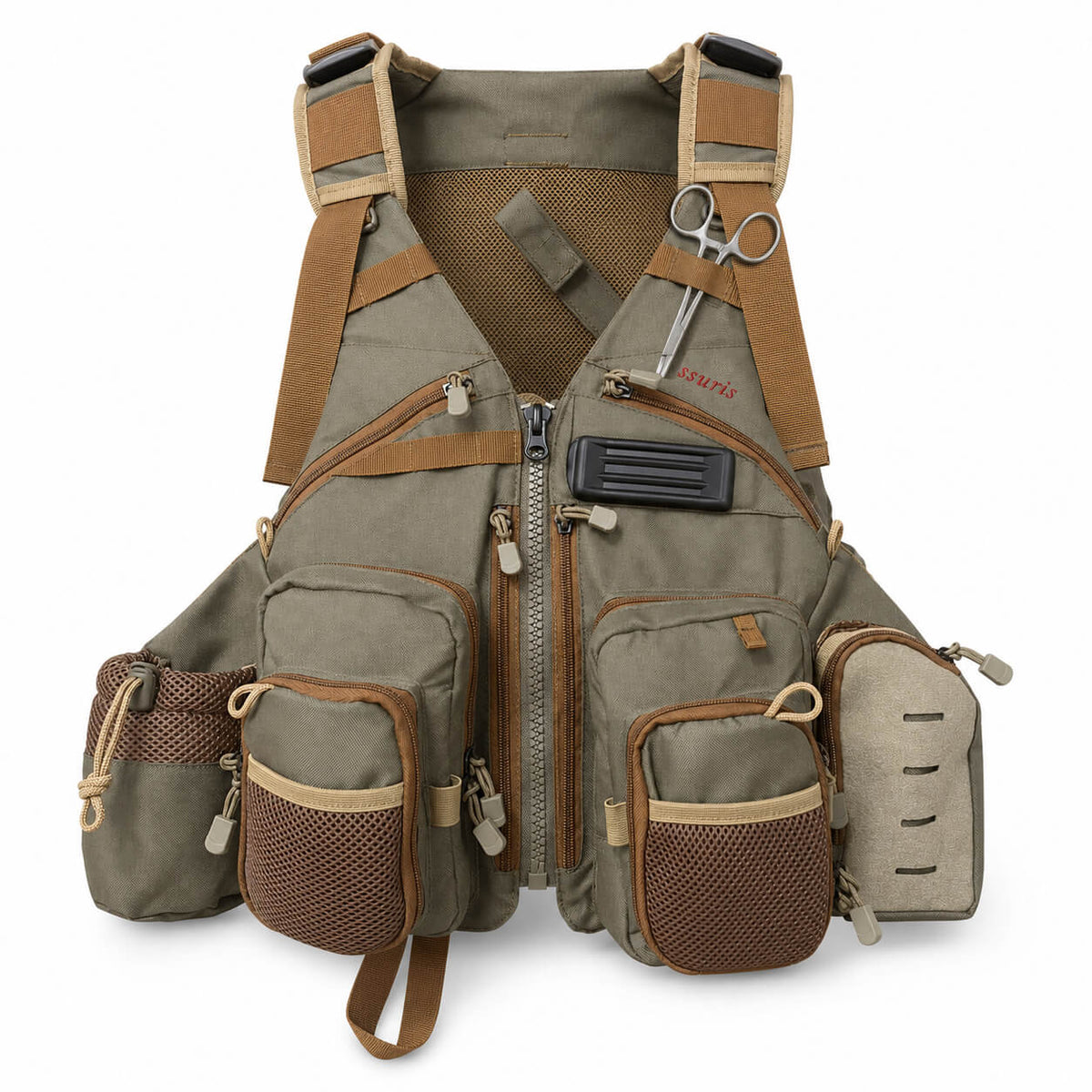 Ussuris Fishing Vest for Men and Women Outdoor Activity Fly Bass Fishing Vest Backpack