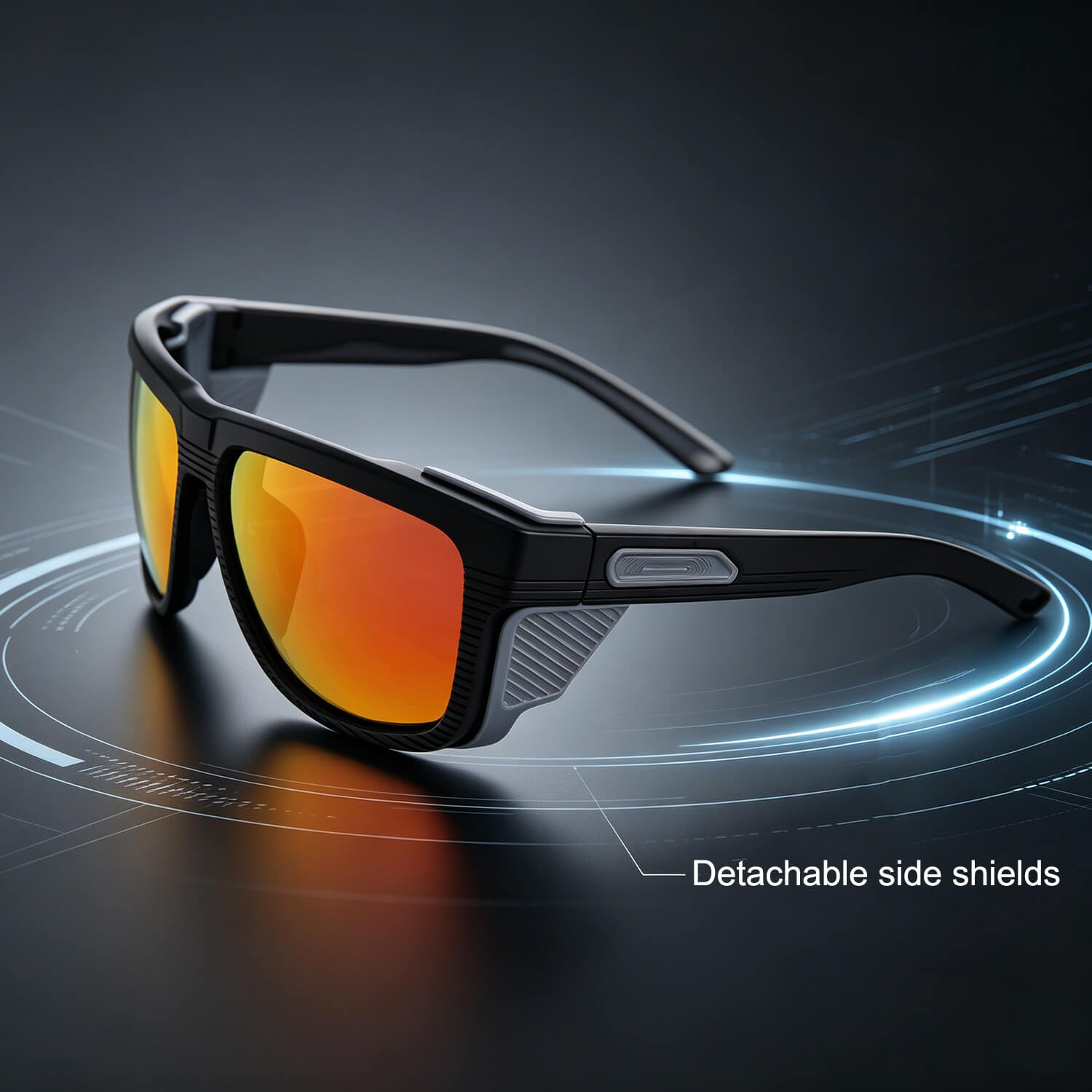 Raprance Sports Polarized Sunglasses for Men: Womens Lightweight Wrap Around TR90 Frame UV Protection for Fishing Golf Driving
