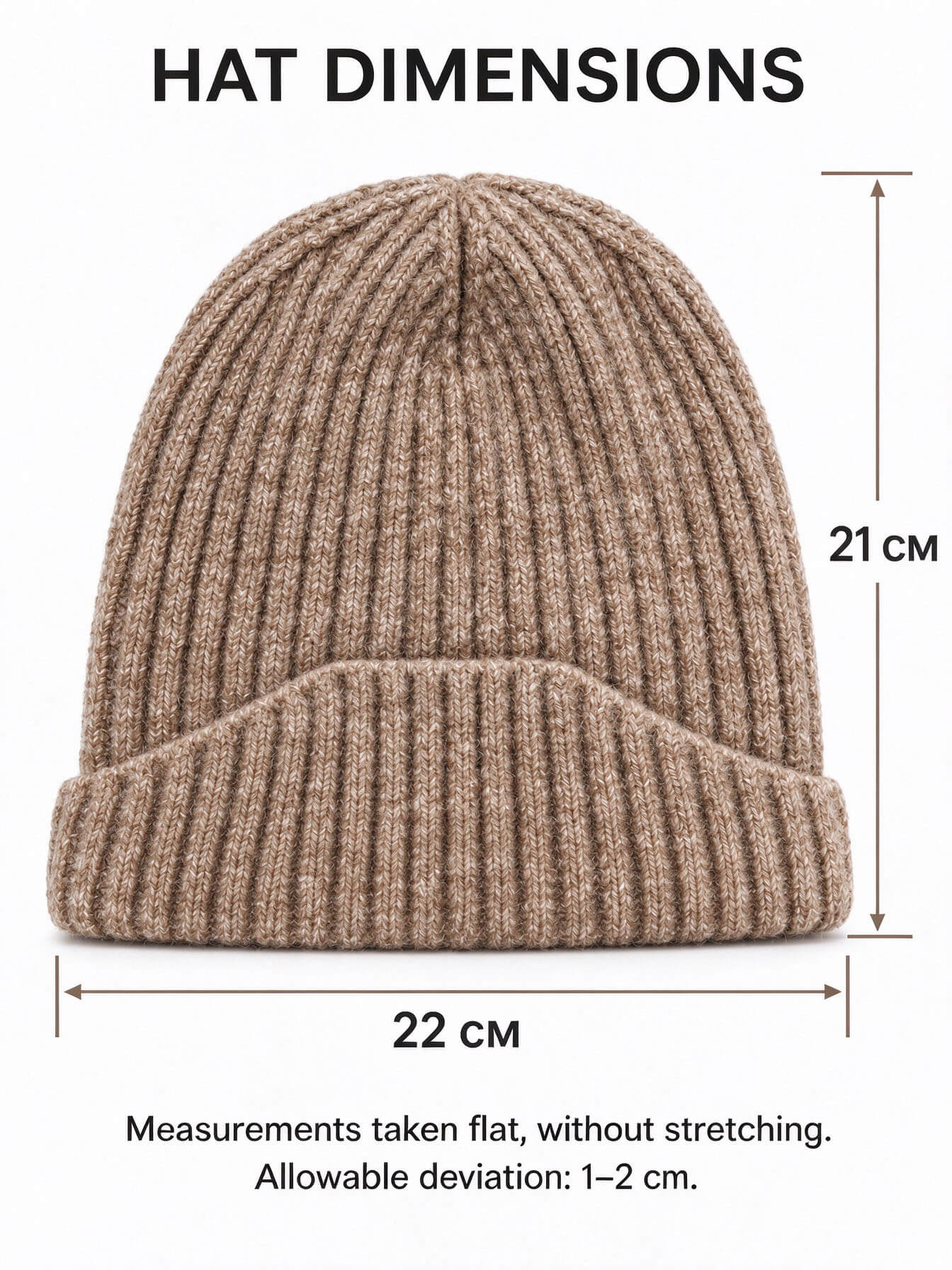 Raprance Wool Fisherman Beanies for Men Women Short Cuffed Knit Beanie