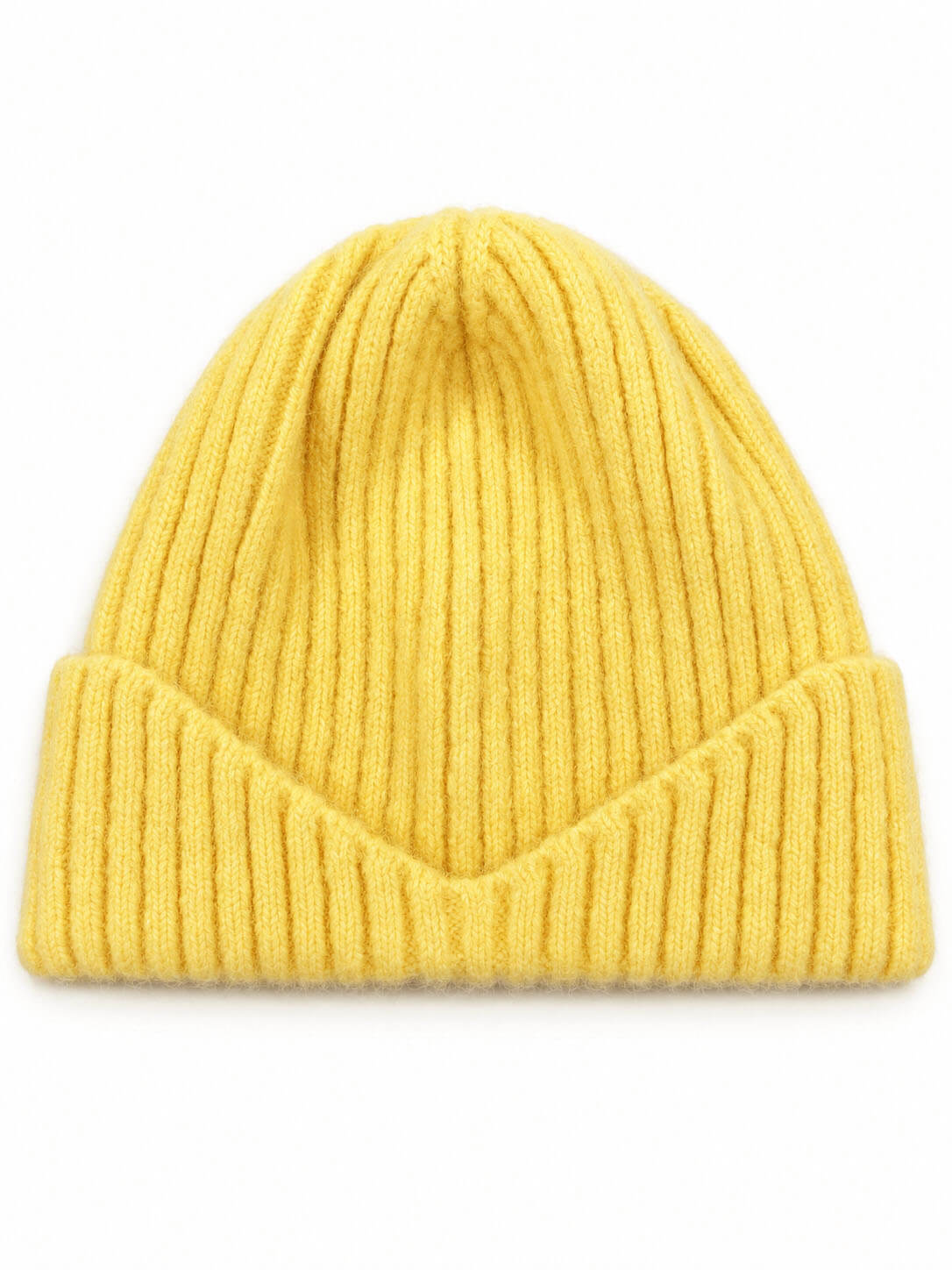 Raprance Wool Fisherman Beanies for Men Women Short Cuffed Knit Beanie