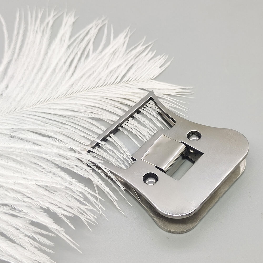 Raprance Hackle Pliers for Tying Tying Tool Stainless Steel Replacement Baits Lure Making Supplies Portable Hackle Clamp