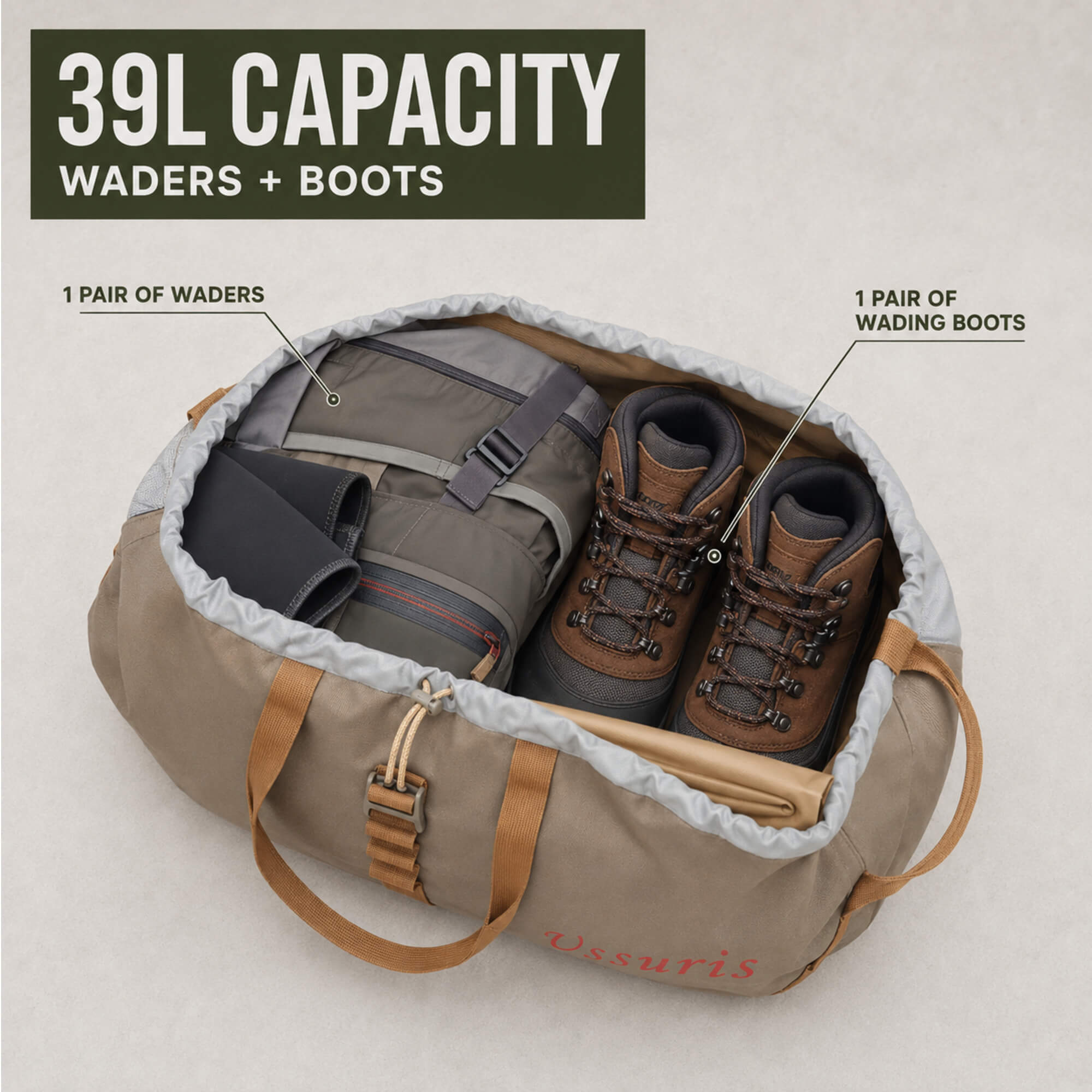 Ussuris Burrito Wader Bag