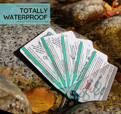 Easiest Fishing Knots: Waterproof Guide on How to Tie 12 Simple Fishing Knots with Mini Carabiner, Perfect for Beginners