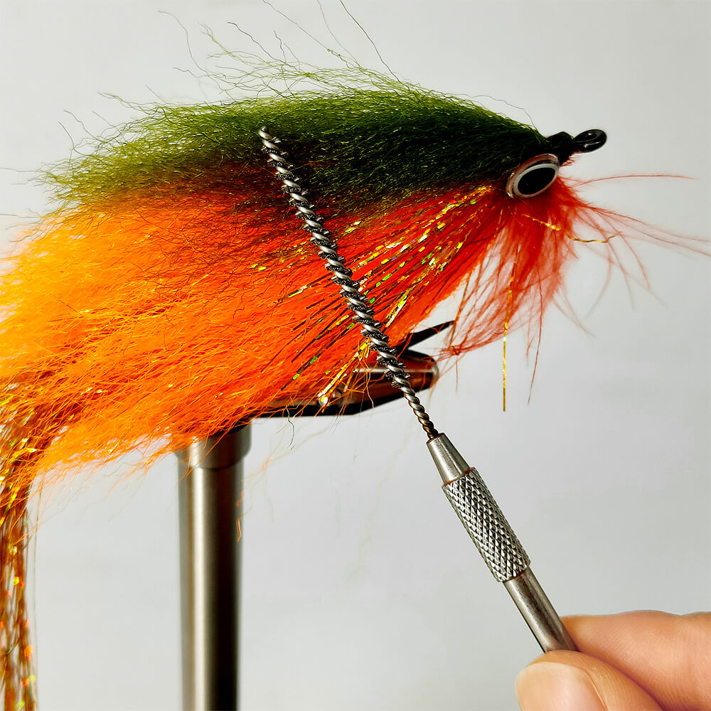 Raprance Fly Tying Stainless Steel Hair Dubbing Brush For Fly Tying