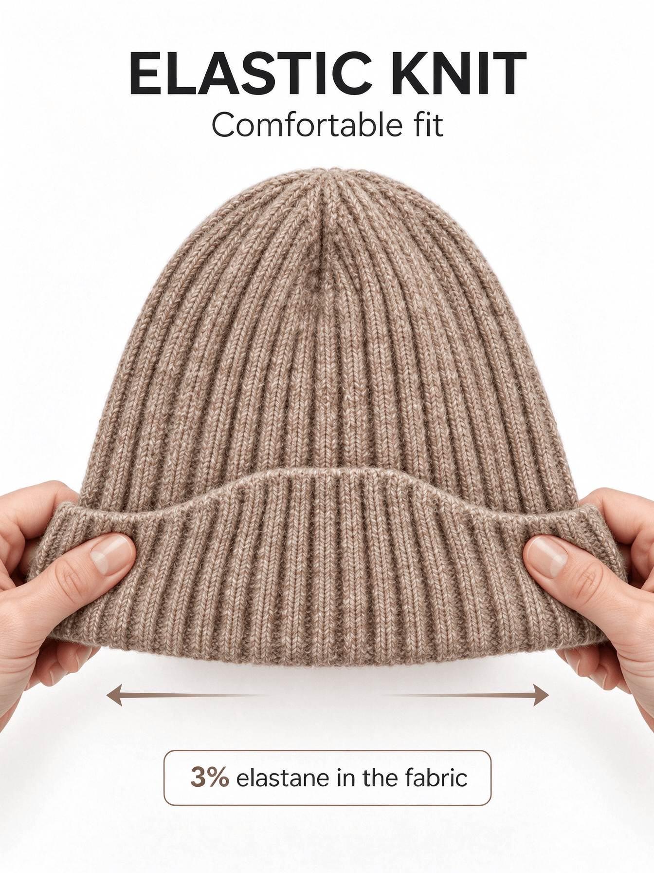 Raprance Wool Fisherman Beanies for Men Women Short Cuffed Knit Beanie