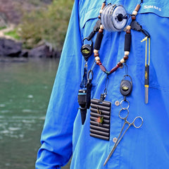 Raprance Fly Fishing Lanyard Neck unload Necklace Adjustable Tool Holder with Foam Neck Strapfor