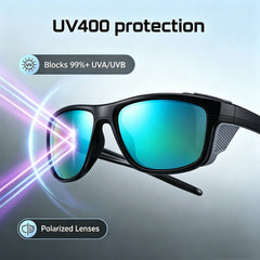 Raprance Sports Polarized Sunglasses for Men: Womens Lightweight Wrap Around TR90 Frame UV Protection for Fishing Golf Driving