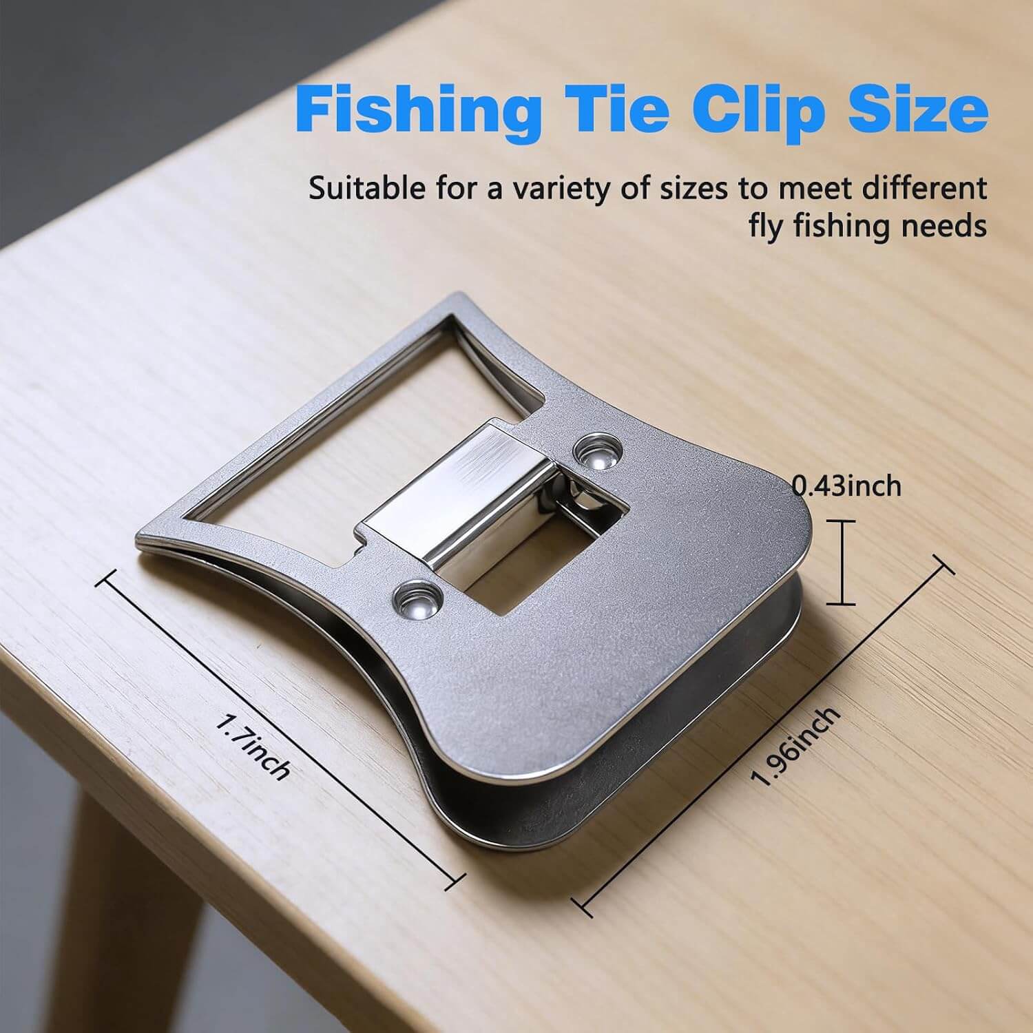 Raprance Hackle Pliers for Tying Tying Tool Stainless Steel Replacement Baits Lure Making Supplies Portable Hackle Clamp