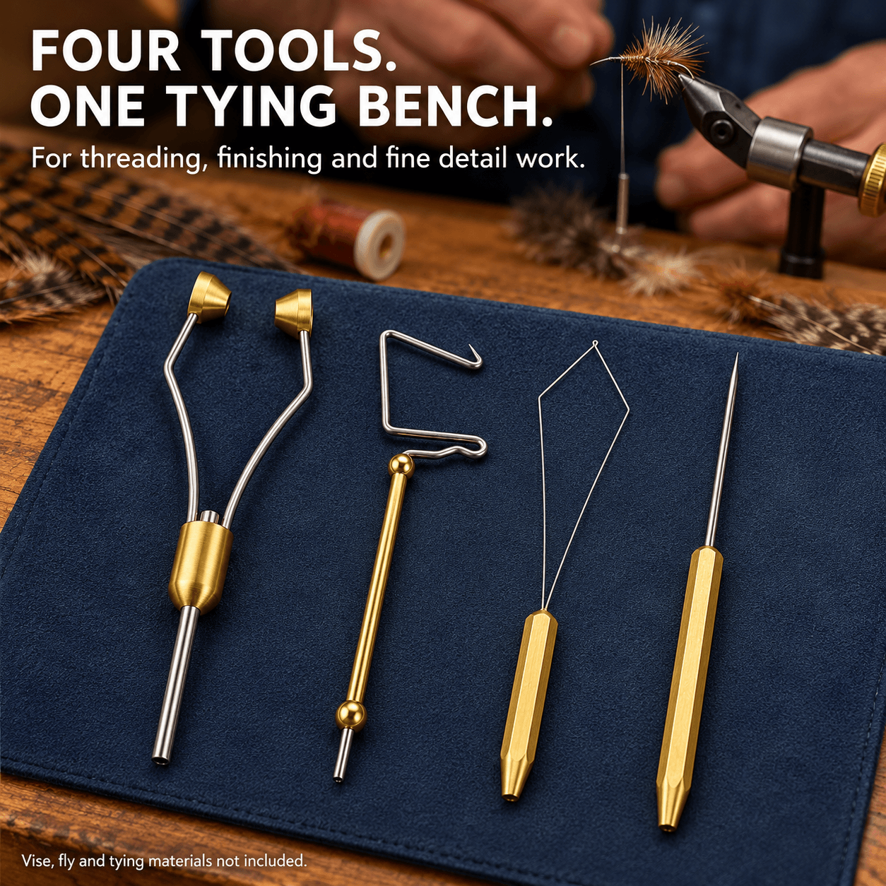Raprance Fly Tying Tools, Fly Tying Kit with Bobbin Thread Holder, Wire Threader, Knot Whip Finisher,Bodkin