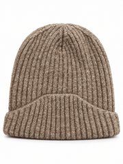 Raprance Wool Fisherman Beanies for Men Women Short Cuffed Knit Beanie